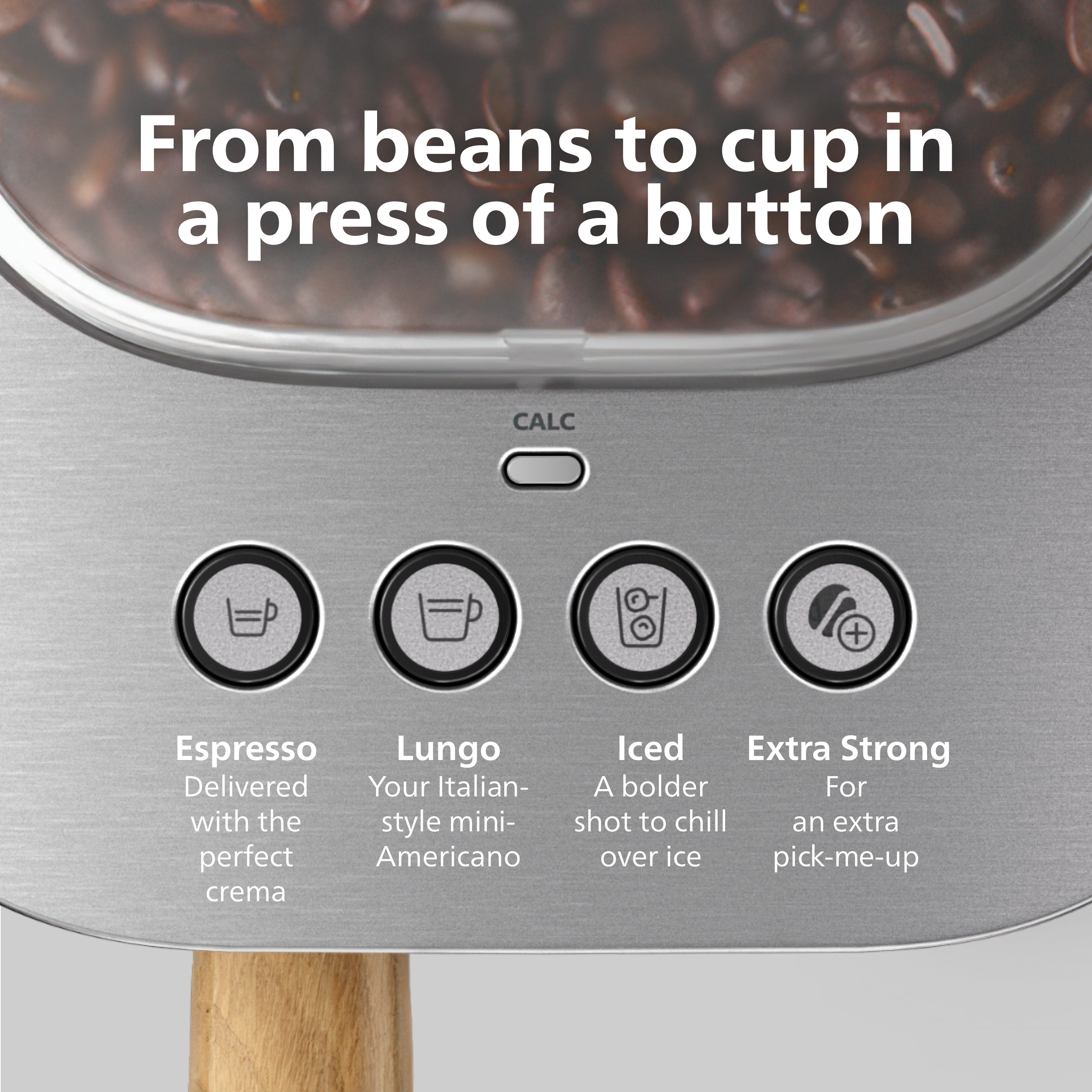 Philips Baristina Plus Automatic Espresso Machine, Stainless Steel
