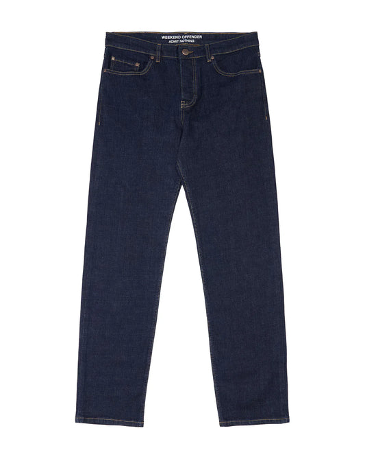 LOOSE FIT DARK RINSED DENIM JEANS