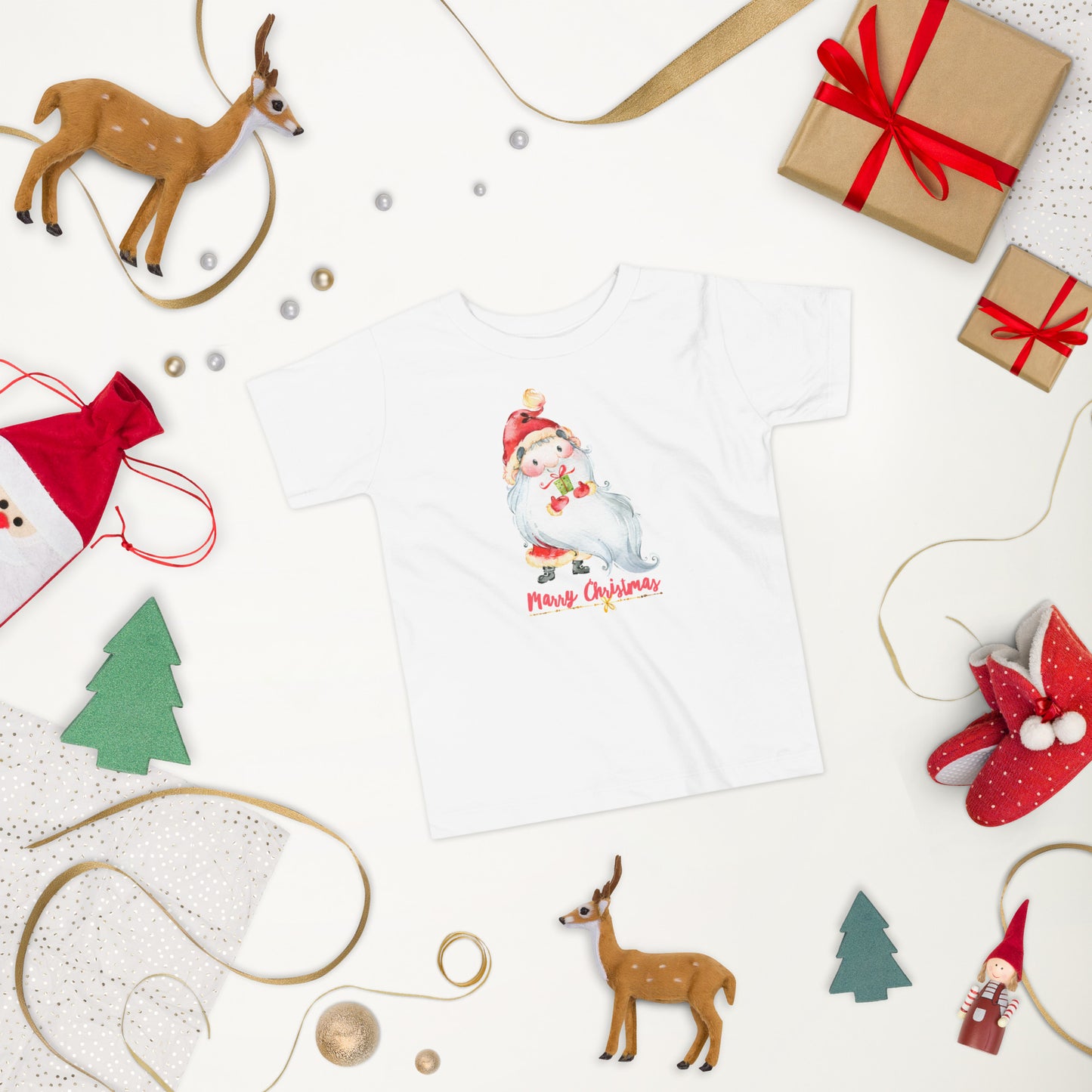 Little Santa Claus - Toddler Short Sleeve Tee