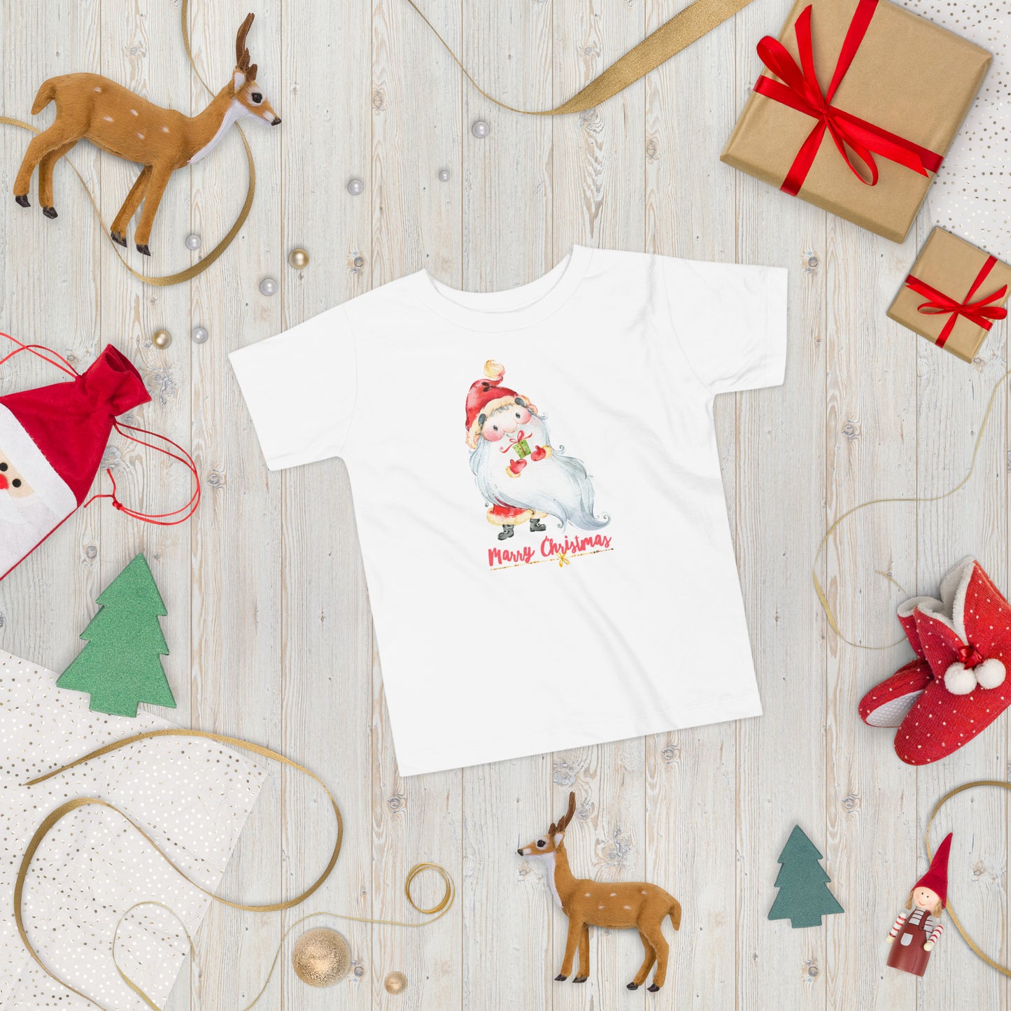 Little Santa Claus - Toddler Short Sleeve Tee