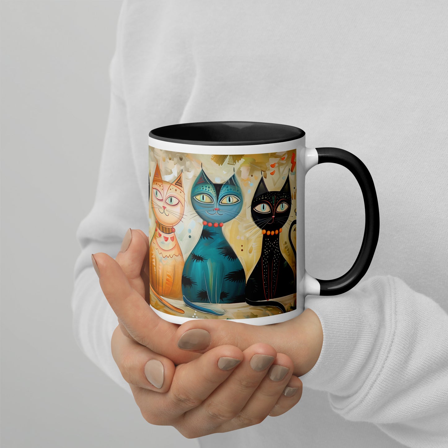 Mug with cats