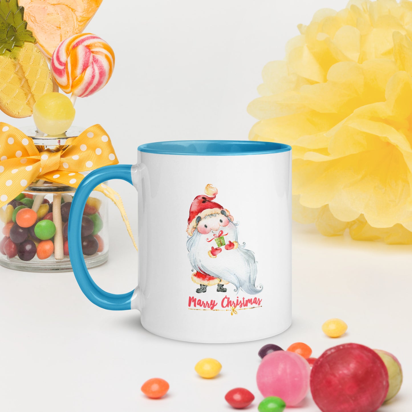 Little Santa Claus - Mug with Color Inside