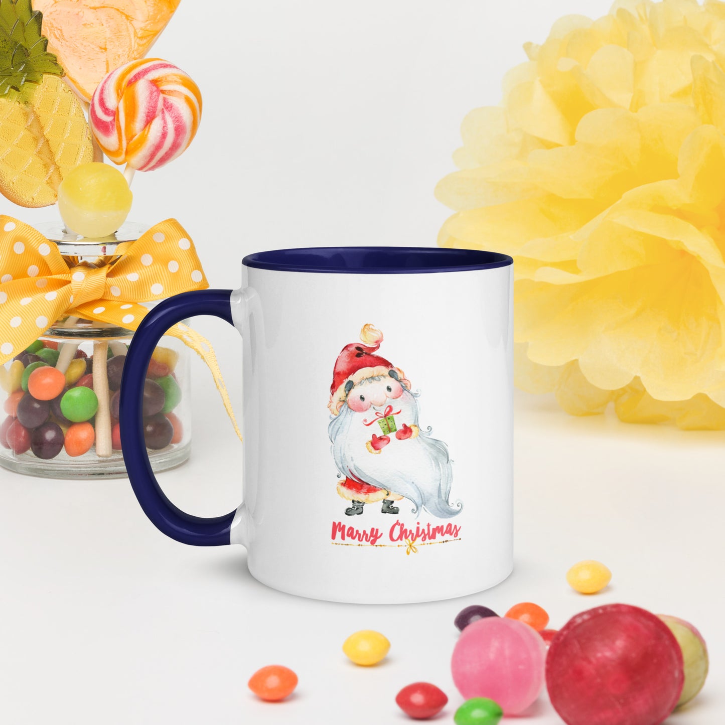 Little Santa Claus - Mug with Color Inside