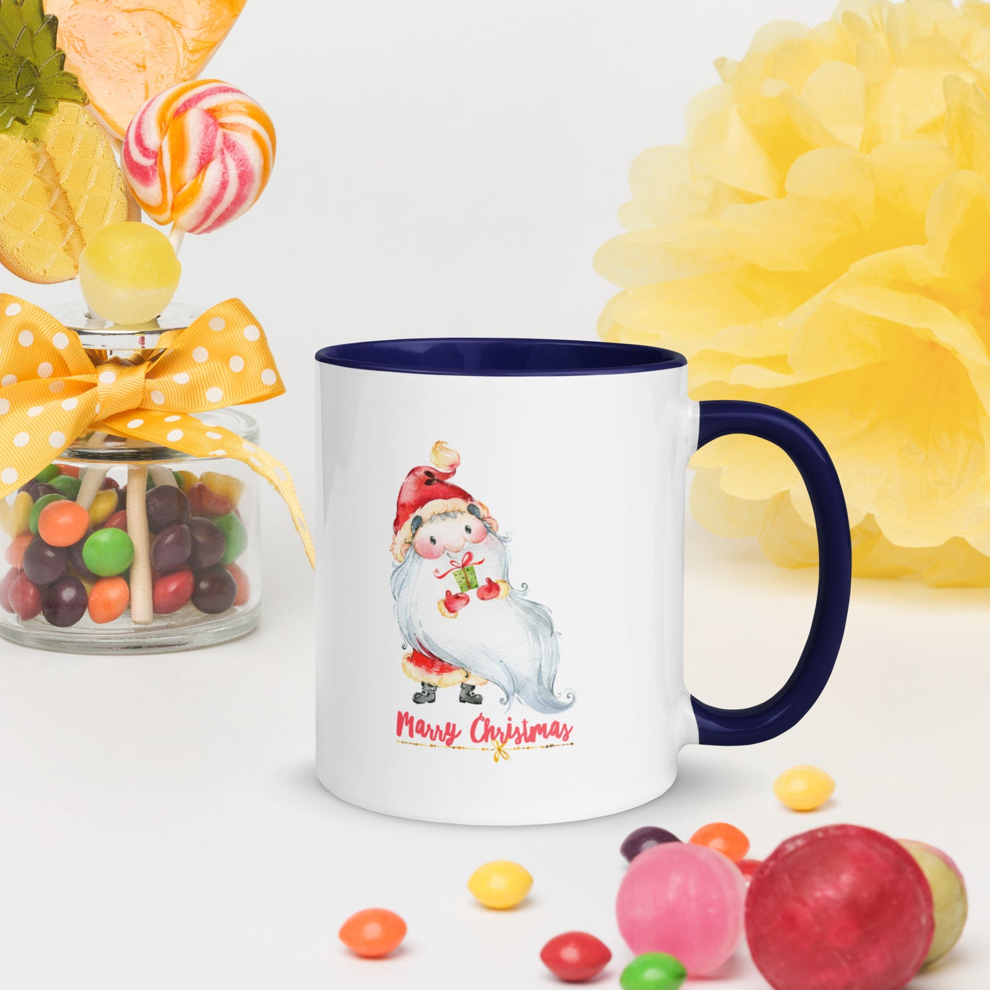 Little Santa Claus - Mug with Color Inside