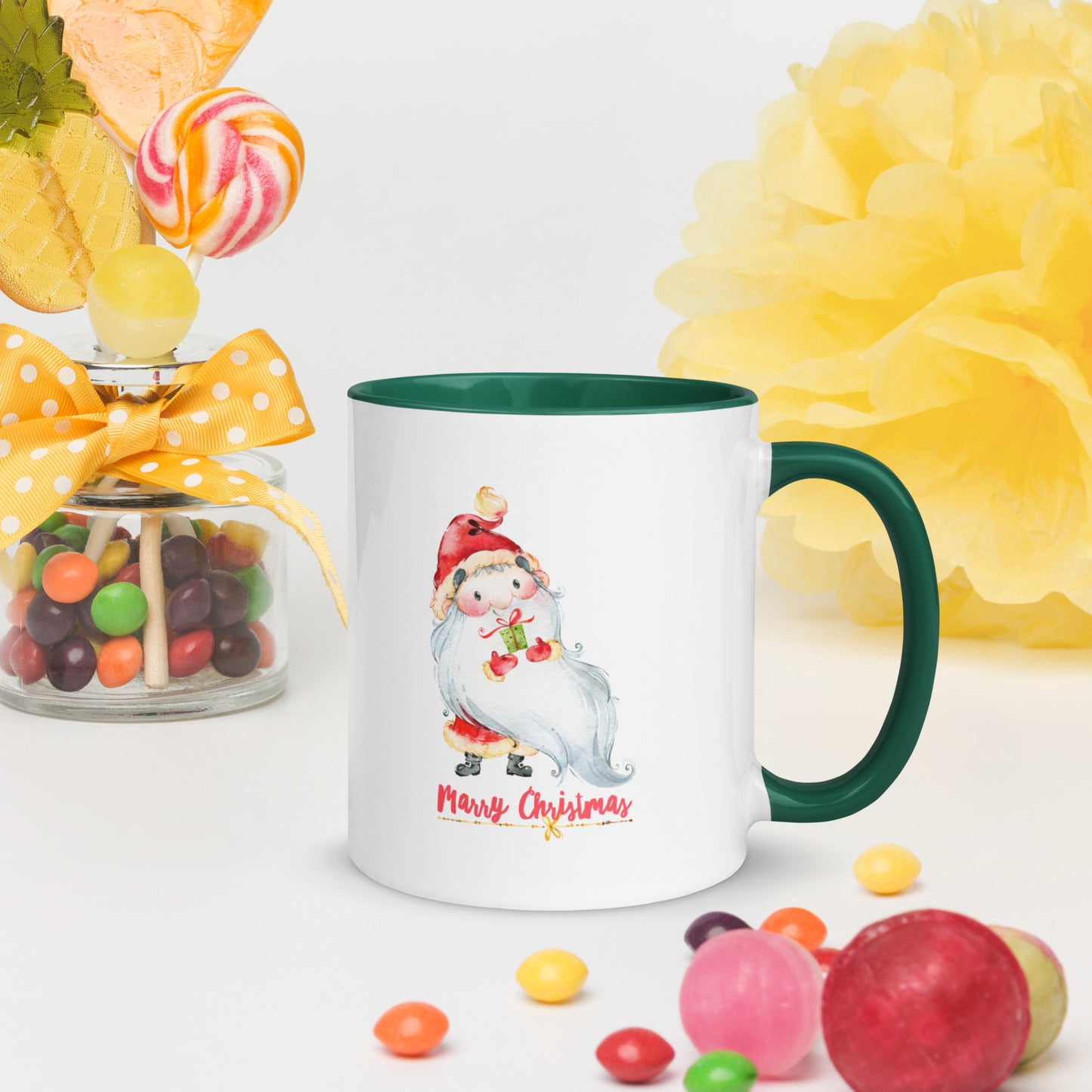 Little Santa Claus - Mug with Color Inside