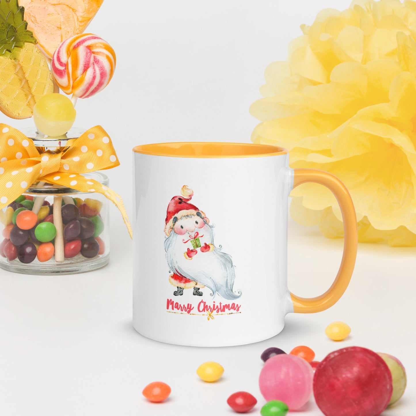 Little Santa Claus - Mug with Color Inside