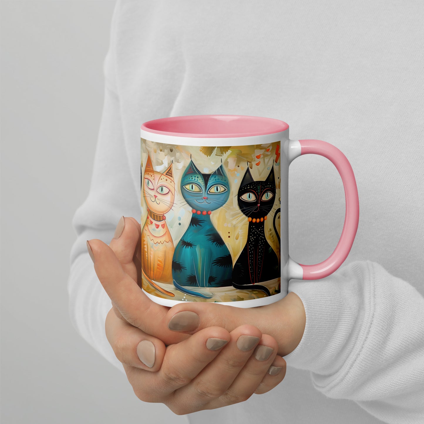 Mug with cats