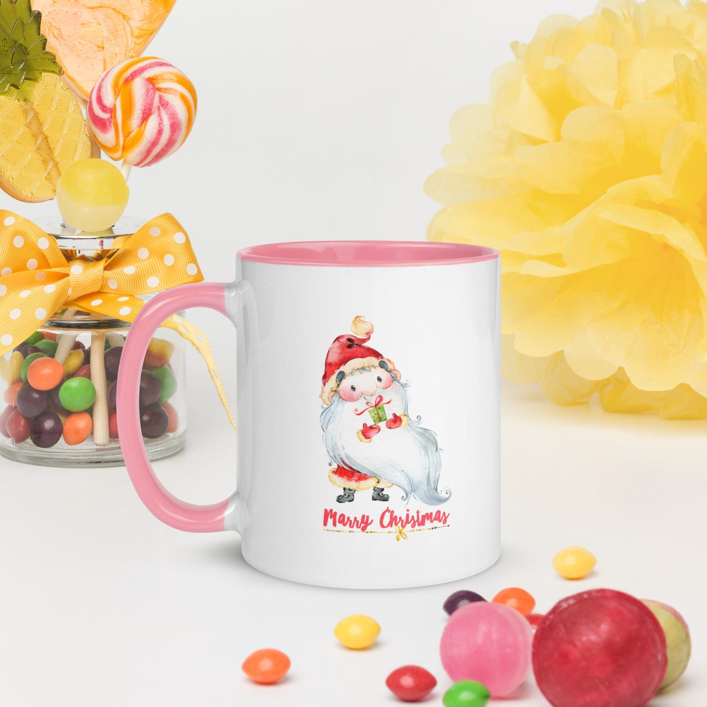 Little Santa Claus - Mug with Color Inside