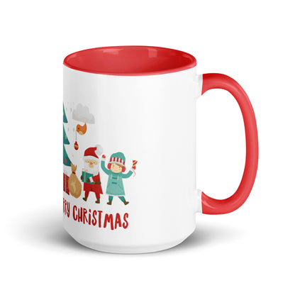 Christmas Mug, with Color Inside 1