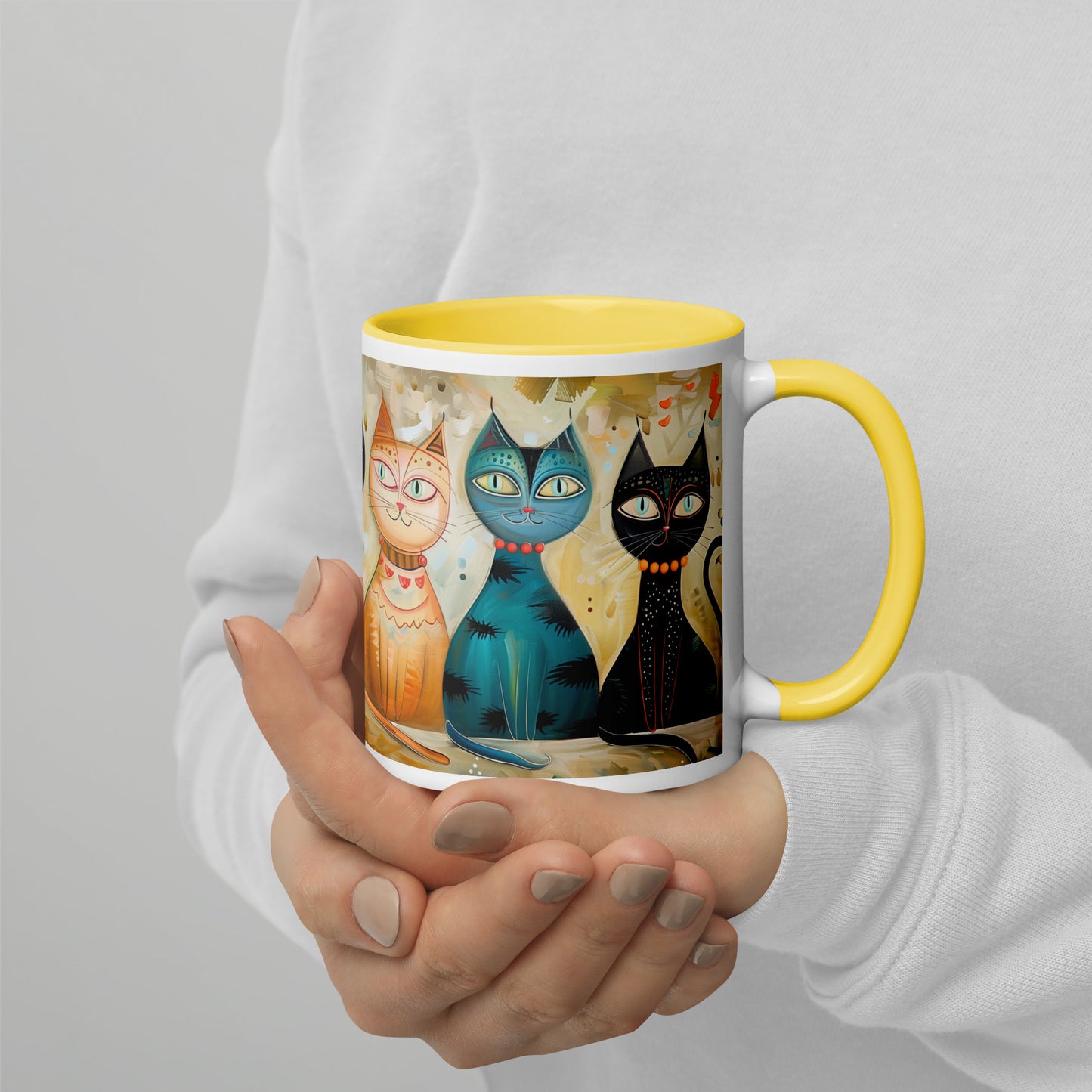 Mug with cats