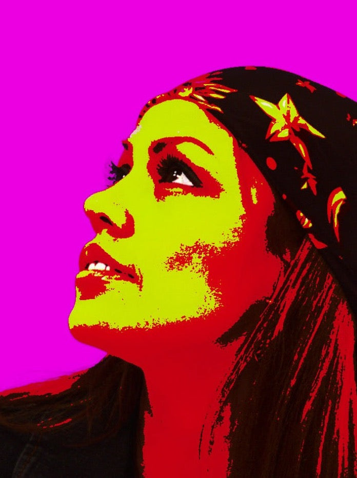 CUSTOM MADE POP ART PORTRAIT, from Photo, handmade in Digital Art format.